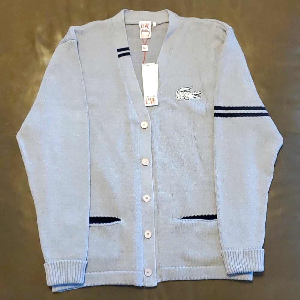 Lacoste Slim Fit Cotton Cardigan (XXL)